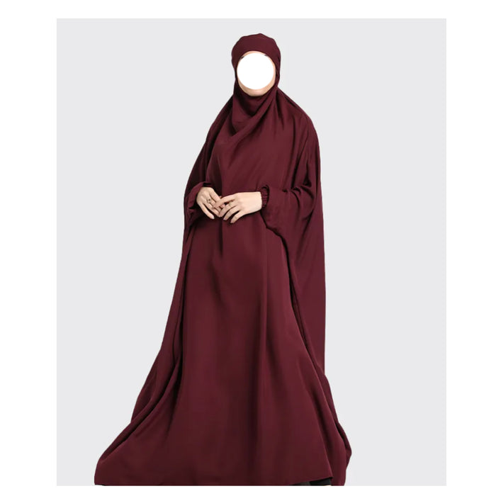 1 Piece Jilbab - Plum