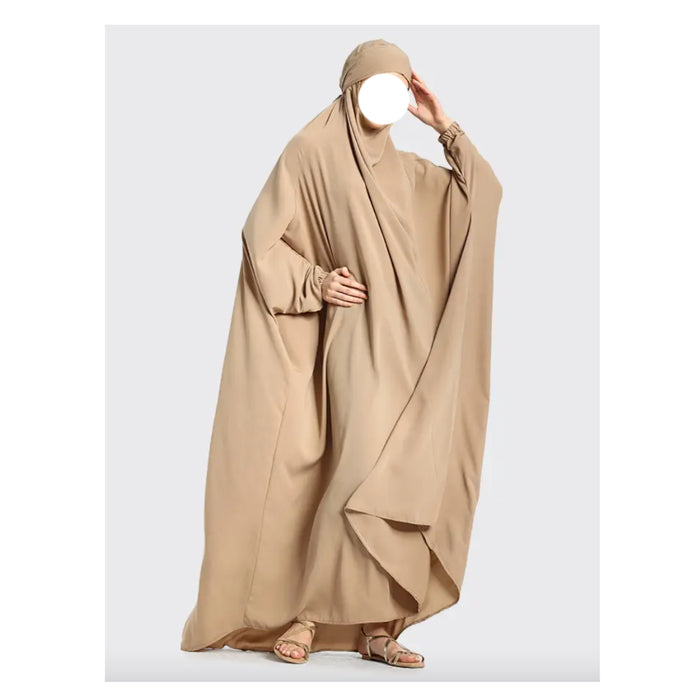 1 Piece Jilbab - Camel