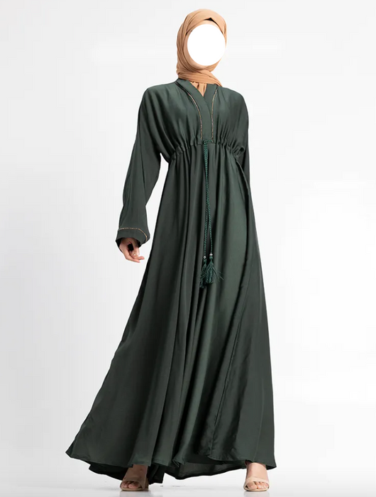 Empress Abaya Green