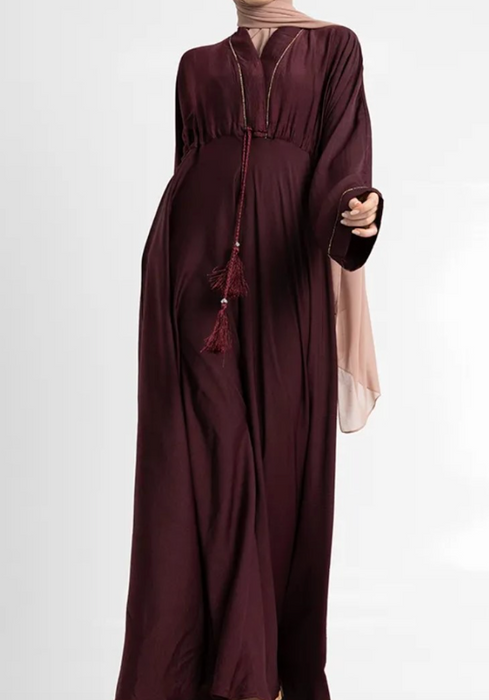 Empress Abaya Maroon