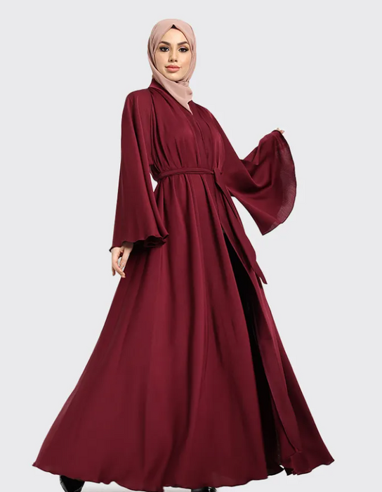 Makeba Abaya Maroon