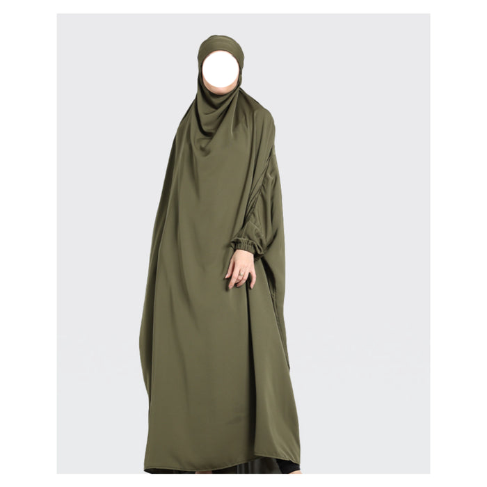 1 Piece Jilbab - Khaki