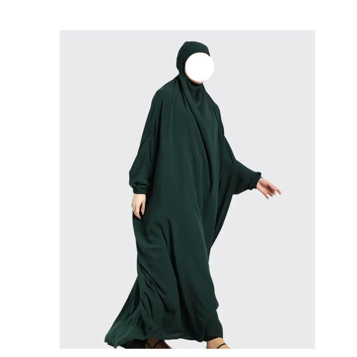 1 Piece Jilbab - Forest Green
