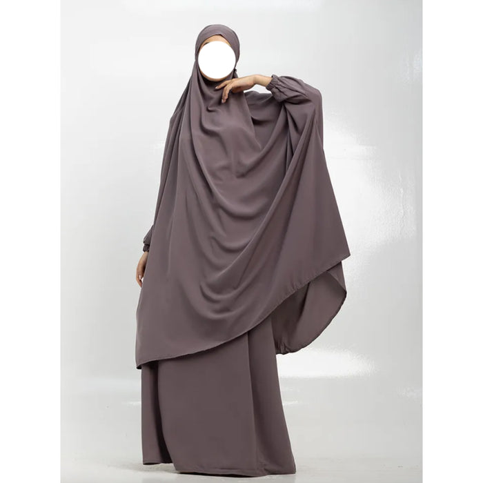 2 Piece Jilbab Mauve