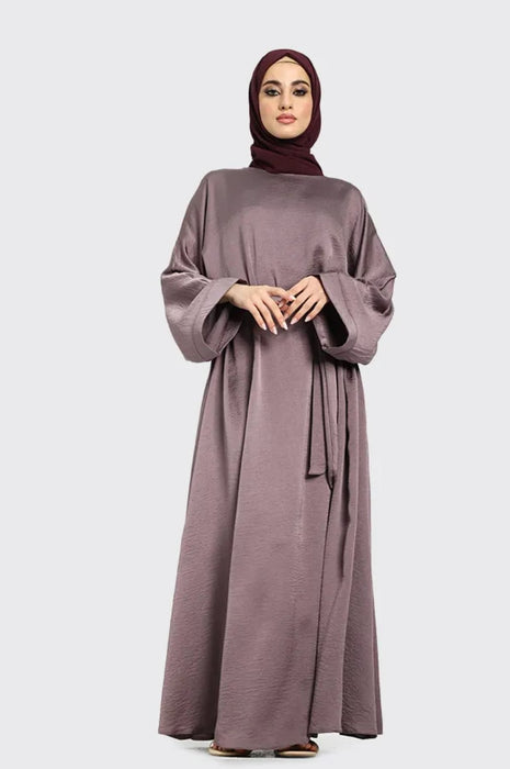 Silky Abaya Mauve