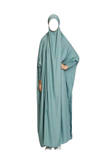 Jilbab / Khimar with Niqab set (1 Piece) Blue