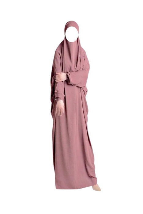 Jilbab / Khimar (1 Piece) Purple