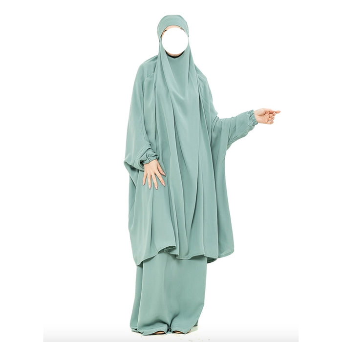 2 Piece Jilbab Mint