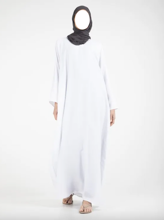 Basic Abaya White