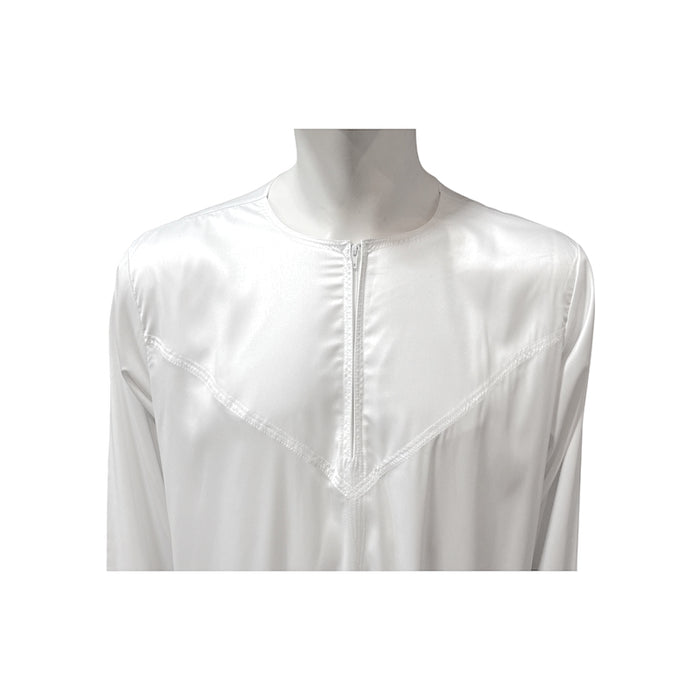 Alif Thoub Boy - White