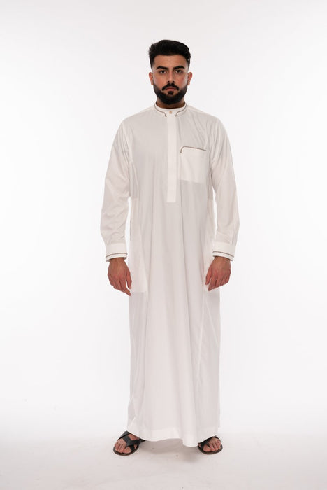 Multi - Piping White Mens