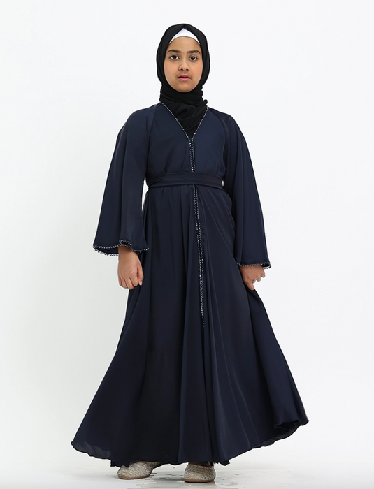 Children Makeba Pearl Abaya Navy
