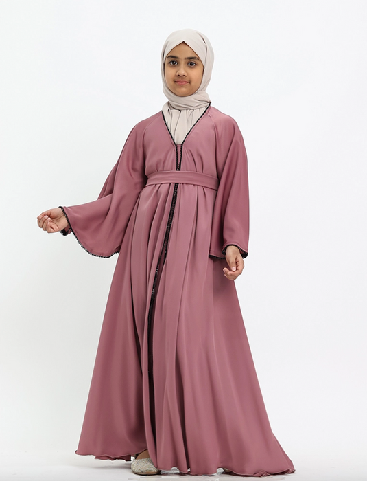 Children Makeba Pearl Abaya Pink