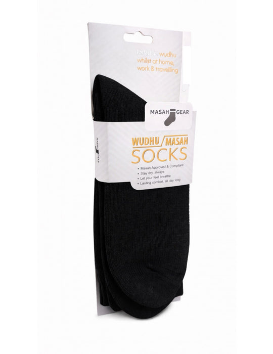 Masah Gear -  Black Waterproof Wudu Sock
