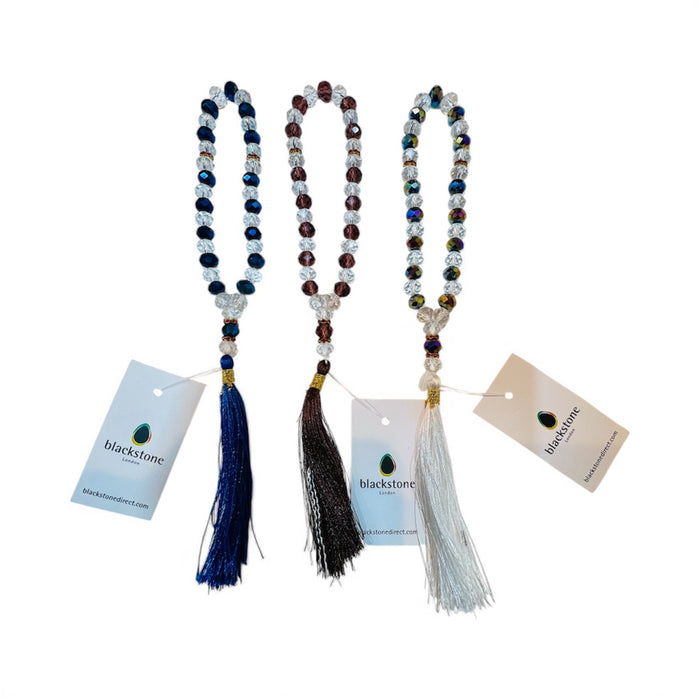 Tasbeeh 33 Crystal Beads with Diamond Separator