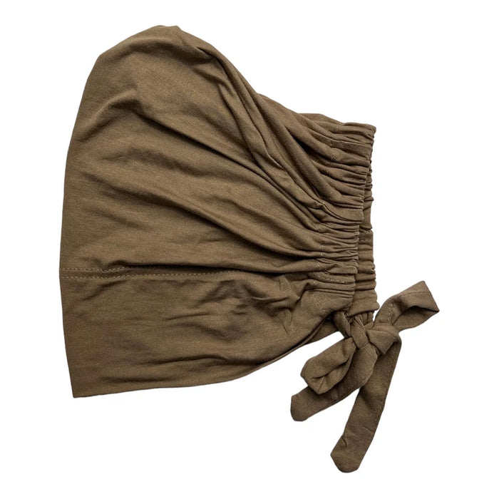 Blackstone: Tie-Back Bonnet (Coffee)
