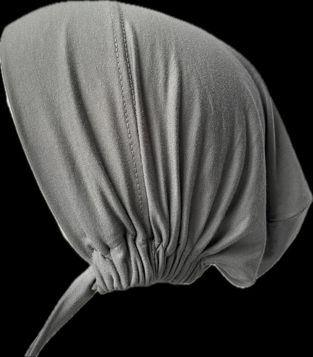 Blackstone: Tie-Back Bonnet - Light Grey