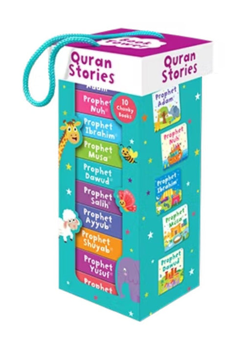 Quran Stories Book Tower (Set of 10 chunky board books)