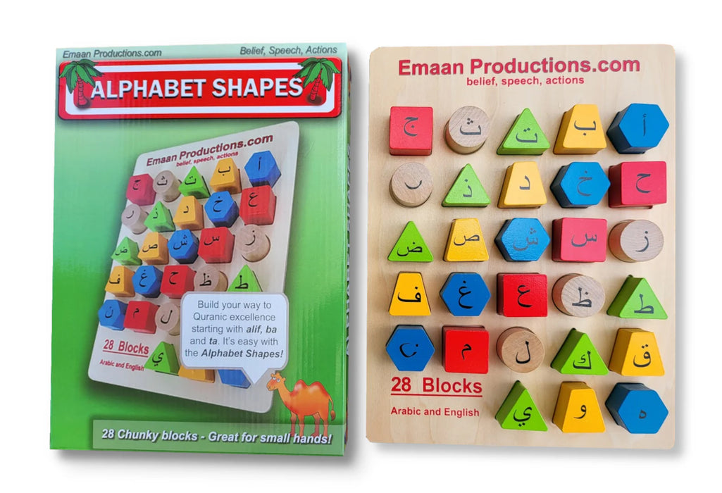 Alphabet Shapes - Arabic/English