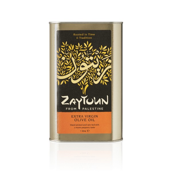 Zaytoun : Palestinian Extra Virgin Olive Oil 1L Tin