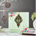 Card - Laser Cut Wooden Lantern Ramadan - Green