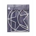 Crescent, Star & Arch Hanging Shapes - 3 Piece Set