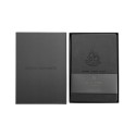 Luxury 'Rabbi Zidni Ilma' Journal in Vegan Leather with Gift Box - Black