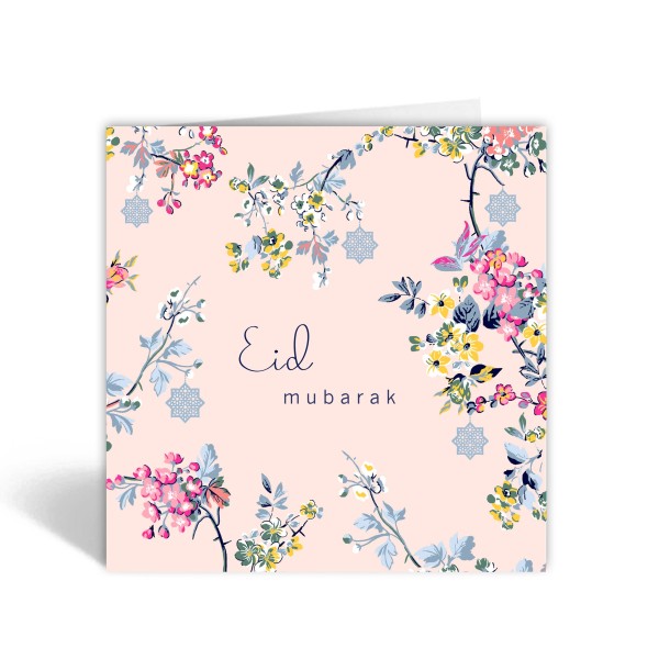 Card - Eid Mubarak Pink - Sakura Range (SK02)