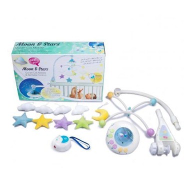 Desi Doll : Moon & Stars Quran Cot Mobile with Light Projection