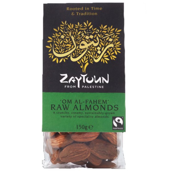 Zaytoun : Palestinian Raw Almonds 150g