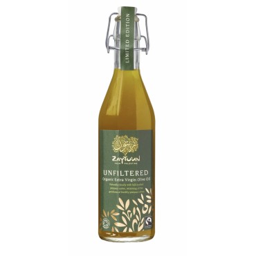 Zaytoun : Unfiltered Organic Extra Virgin Olive Oil 500ml		