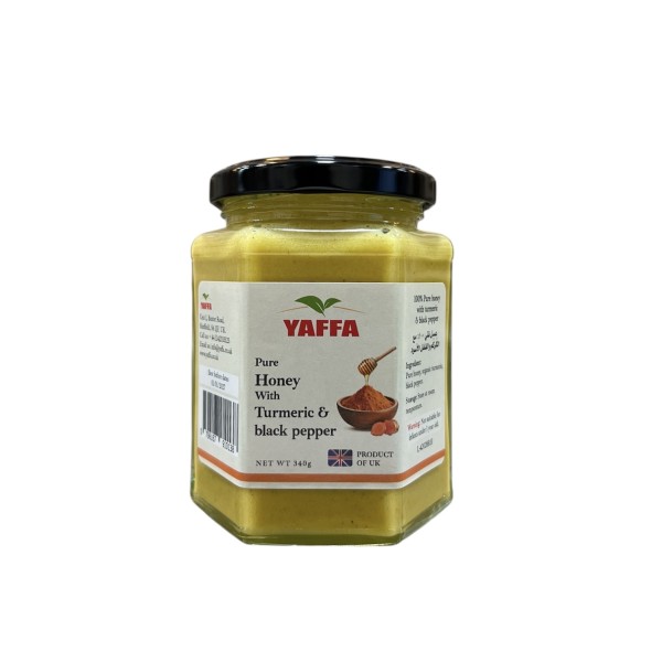 Yaffa Pure Honey with Turmeric and Black Pepper (340g)