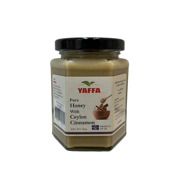 Yaffa Pure Honey with Ceylon Cinnamon (340g)