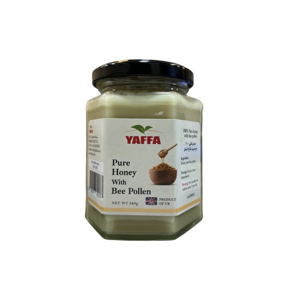 Yaffa Pure Honey with Bee Pollen (340g)