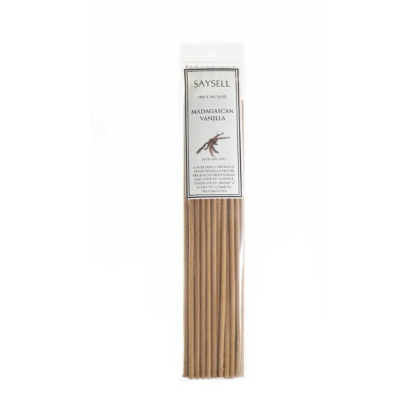 Incense stick saysell: Madagascan Vanilla