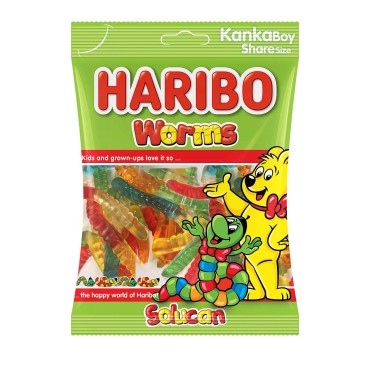 Haribo: Worms (Solucan 80g)