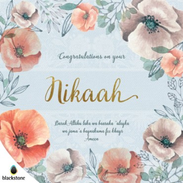Card: WED21 Congratulations Nikaah