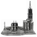 99 Names of Allah - Kaba Clock Tower Silver (Large)