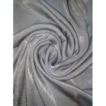 Plain Velvet scarf Silver
