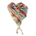 Palestinian Scarf Mens - Palestinian Flag Colour Keffiyeh