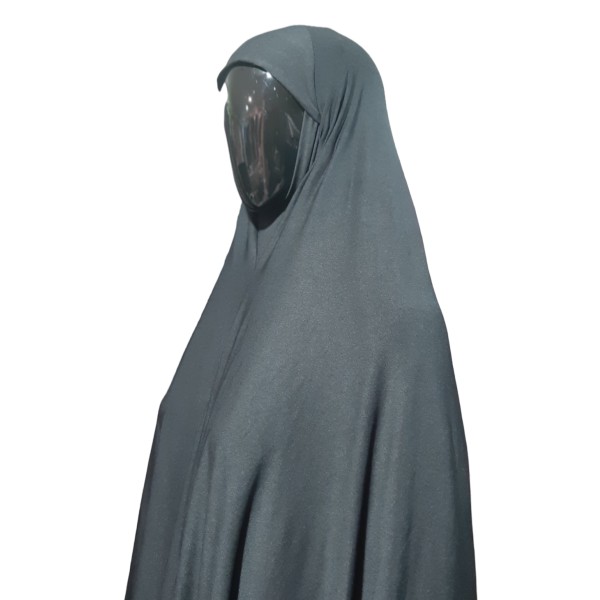 Lycra Niqab Hijab Black (5XL)		