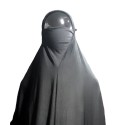 Lycra Niqab Hijab Black (7XL)
