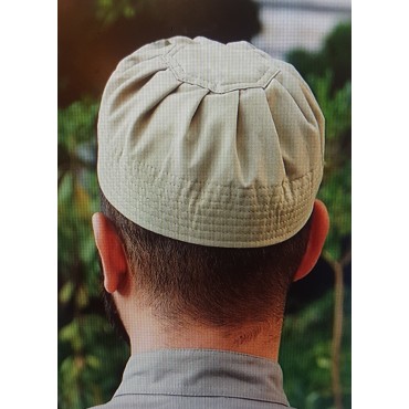 Cotton Pleated Hat Green Shadow