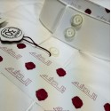 Daffa Thobe White Elegant Embroidery