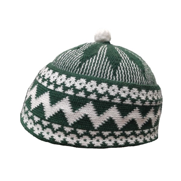 ZIgZag Kufi Hat with Ball - Colour