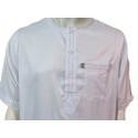 Ikaf - Stitched Style Short Sleeve (White)