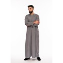 Al Noor - Piping Omani Grey Thoub