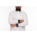 Al Noor - Tweed Collar Cuff White