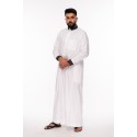 Al Noor - Tweed Collar Cuff White
