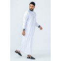 Al Noor R23 Tweed Textured White/Silver